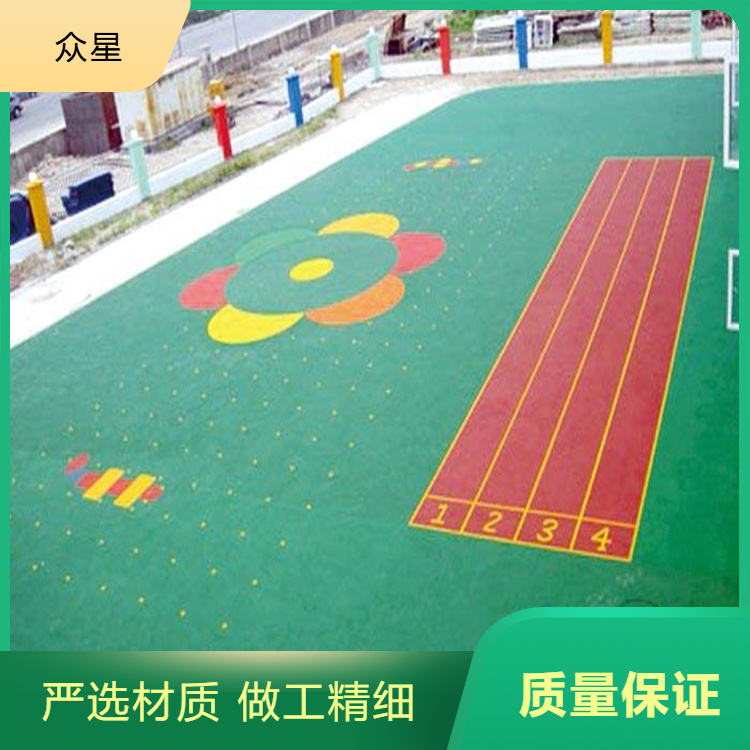庆阳市篮球场硅PU塑胶地坪 - 厂家